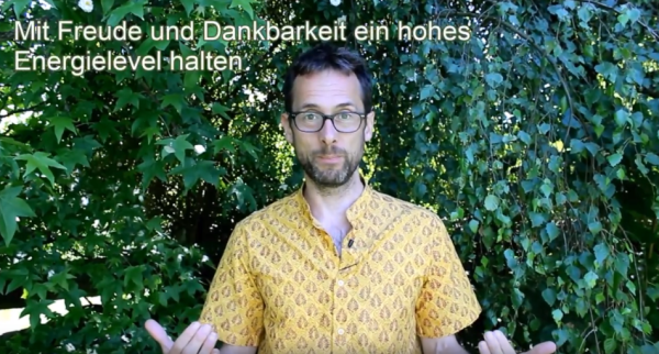 Mit Freude und Dankbarkeit ein hohes Energielevel halten